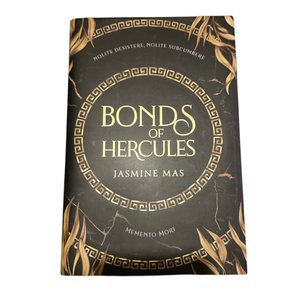 Bonds of Hercules Jasmine Mas FairyLoot Signed Exclusive Edition Hardcover Book